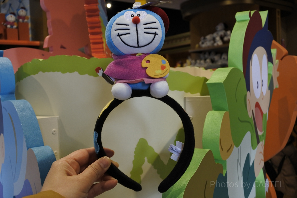 ドラえもんのぬいぐるみカチューシャ（USJ×ドラえもんグッズ2025