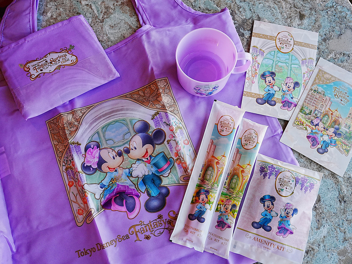 ファンタジースプリングスホテルのアメニティ（ファンタジーシャトーデザイン）