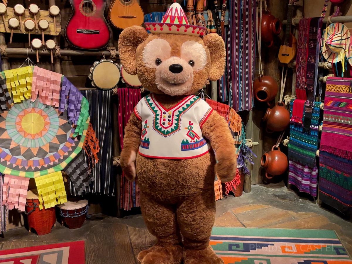 ダッフィーとグリーティング