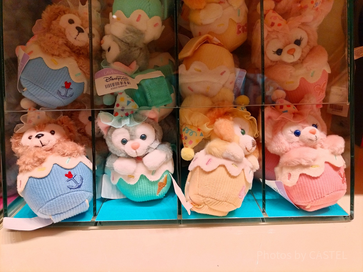 香港ディズニーカチューシャ：袋入りダフフレのカチューシャプラッシュ