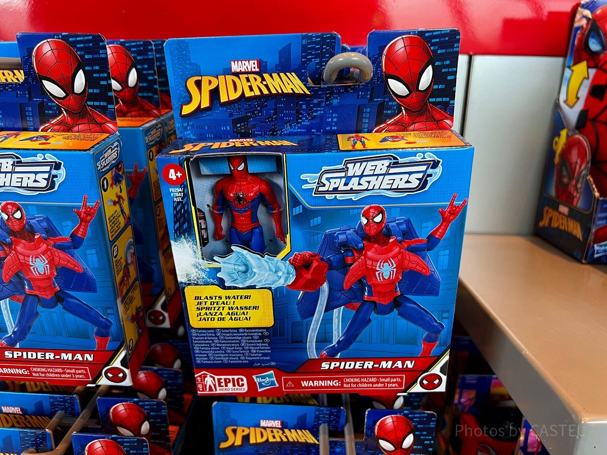 香港ディズニーマーベルグッズ：スパイダーマンの光るおもちゃ