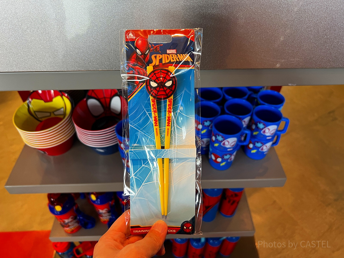 香港ディズニーマーベルグッズ：スパイダーマンの箸