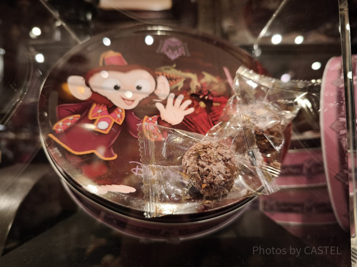 香港ディズニーミスティックマナーグッズ：チョコレートクランチ缶