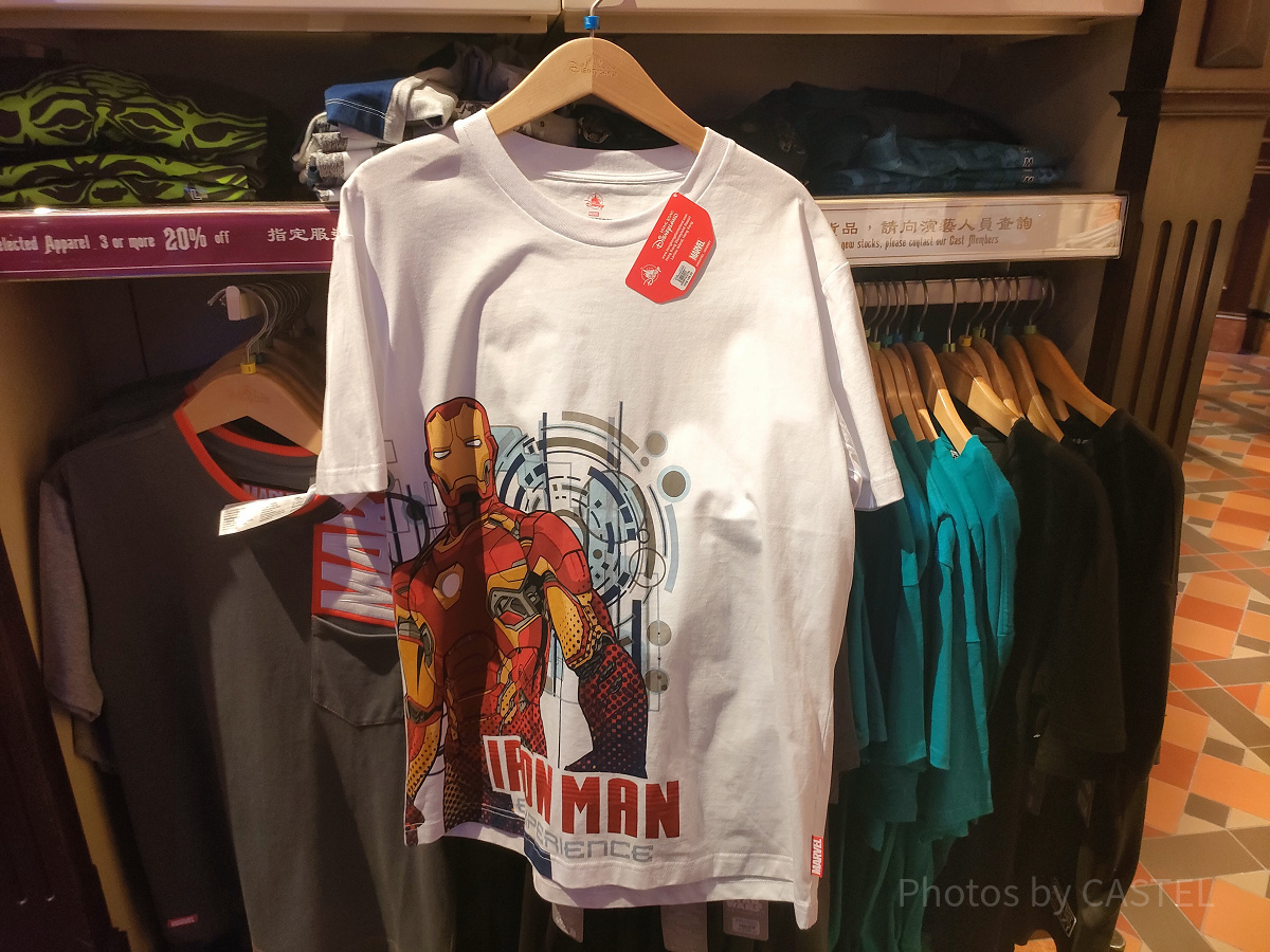 香港ディズニーランド：Tシャツ（アイアンマン）| キャステル