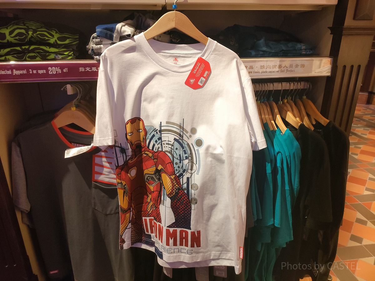 香港ディズニーランド：Tシャツ（アイアンマン）