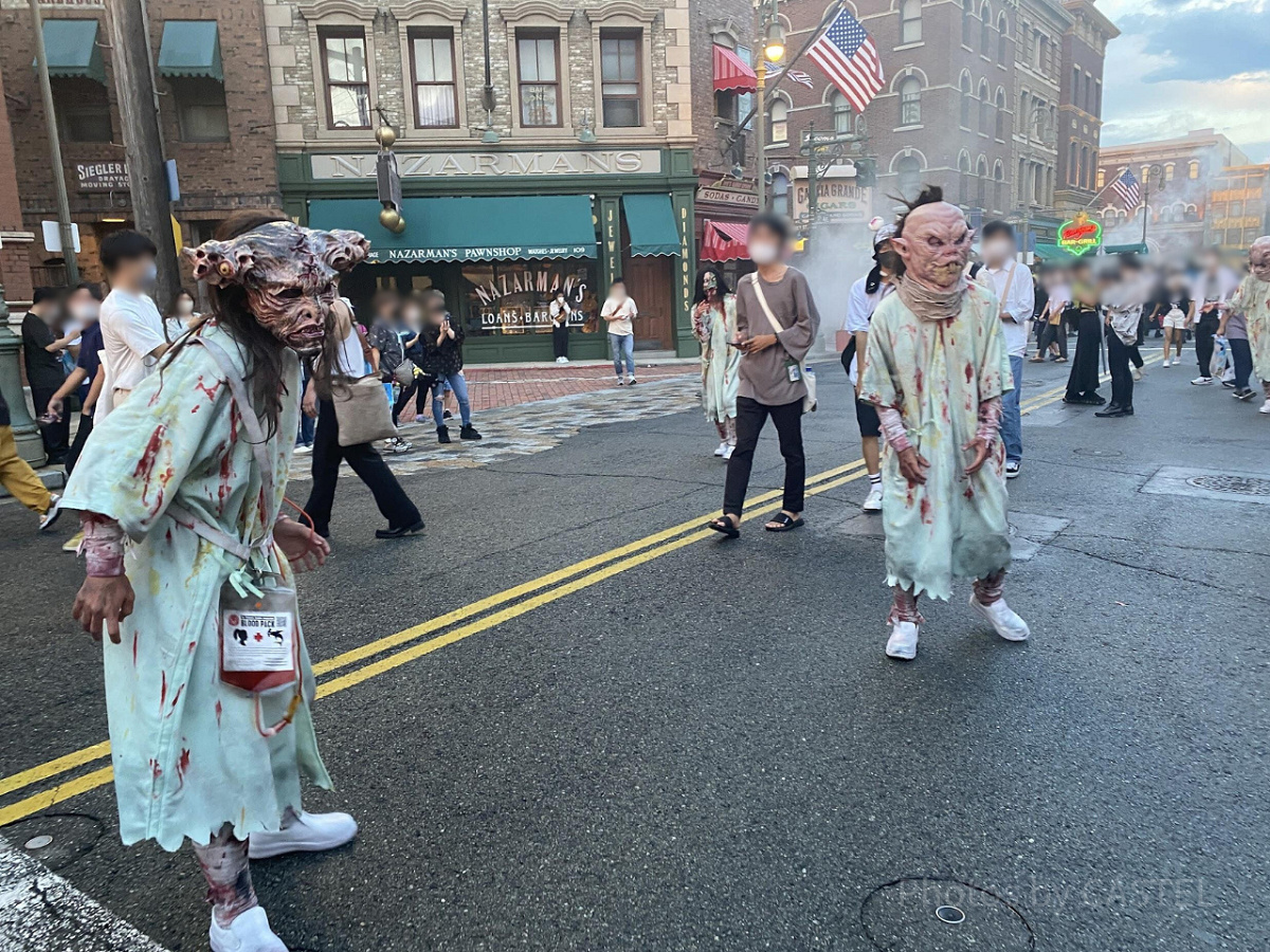 ホラーナイトのゾンビ