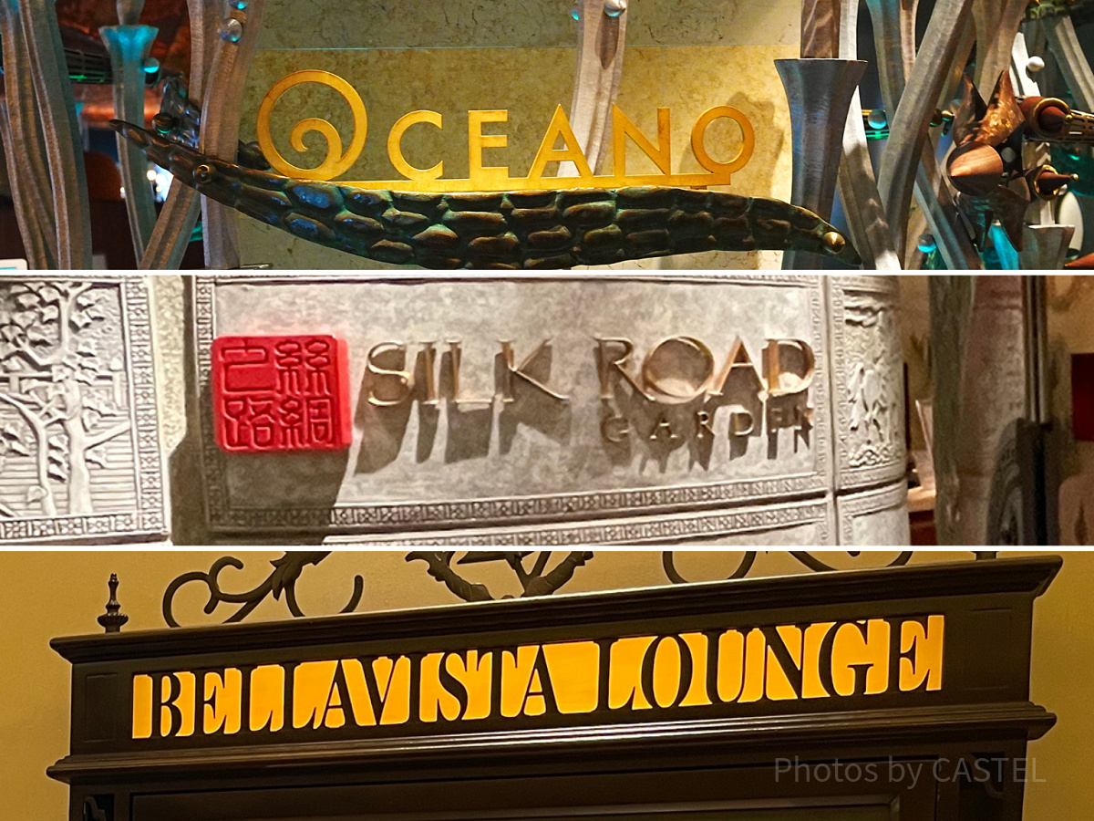 ホテルミラコスタの3つのレストラン