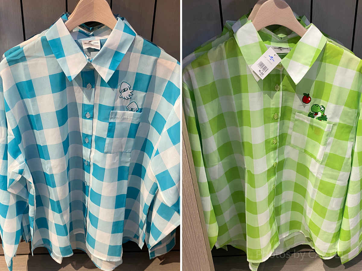 チェック柄シャツ(緑) とてつもなく