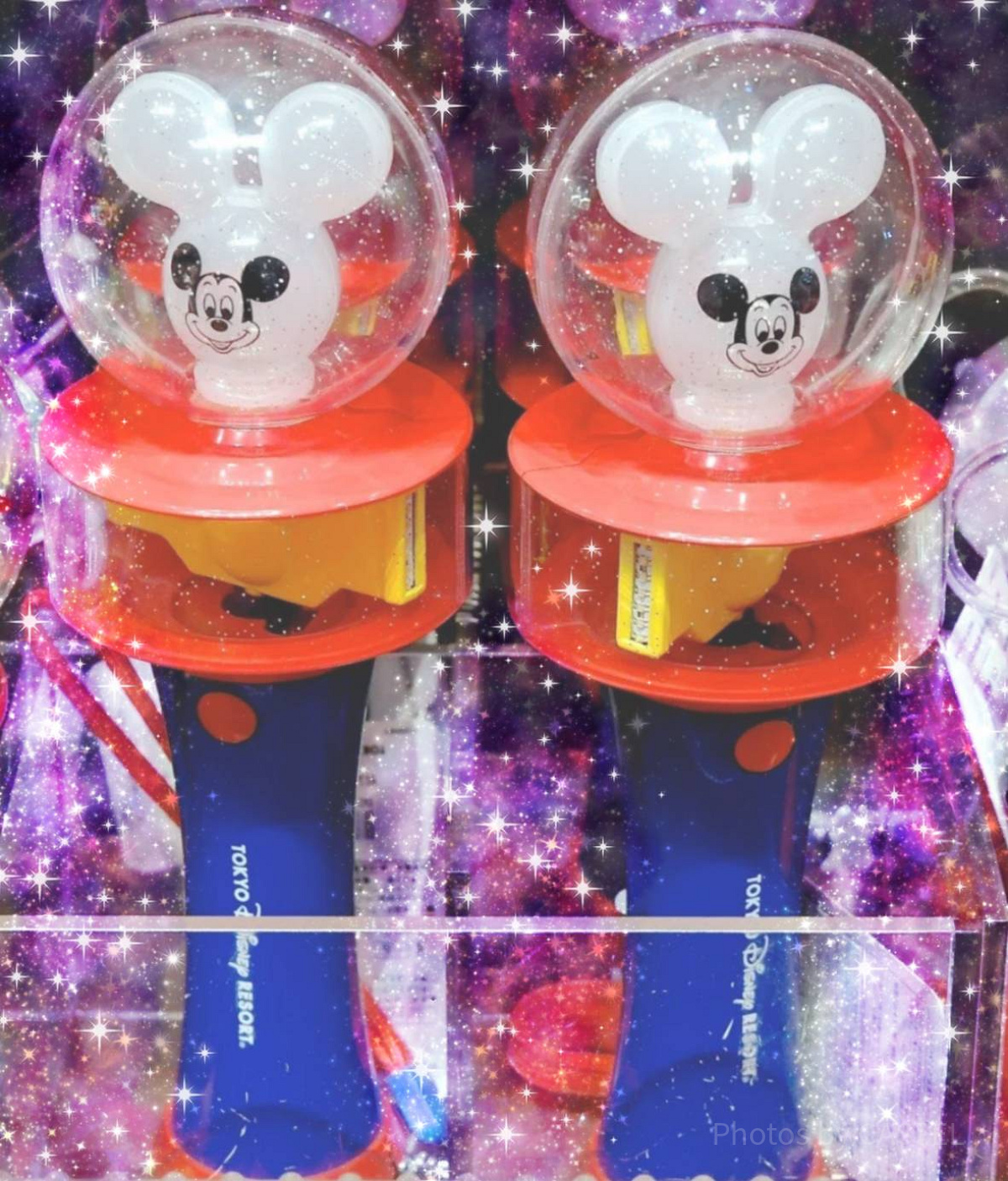 ディズニー WDW バルーン ステッキ スティック 海外 ラウンジフライ 風船 Disney ミッキー ミニー スティック付 ミニバルーン ディズニー