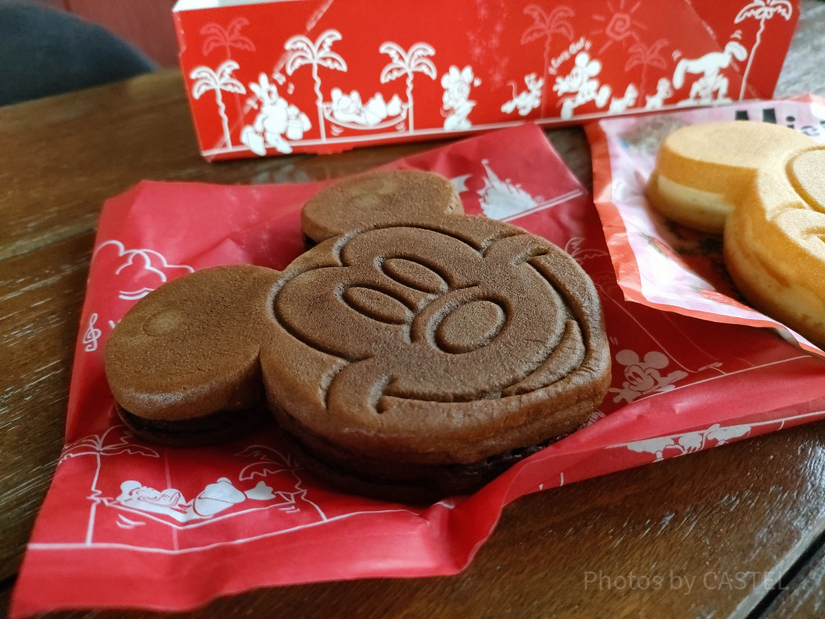 ミッキーカステラケーキ（チョコクリーム）