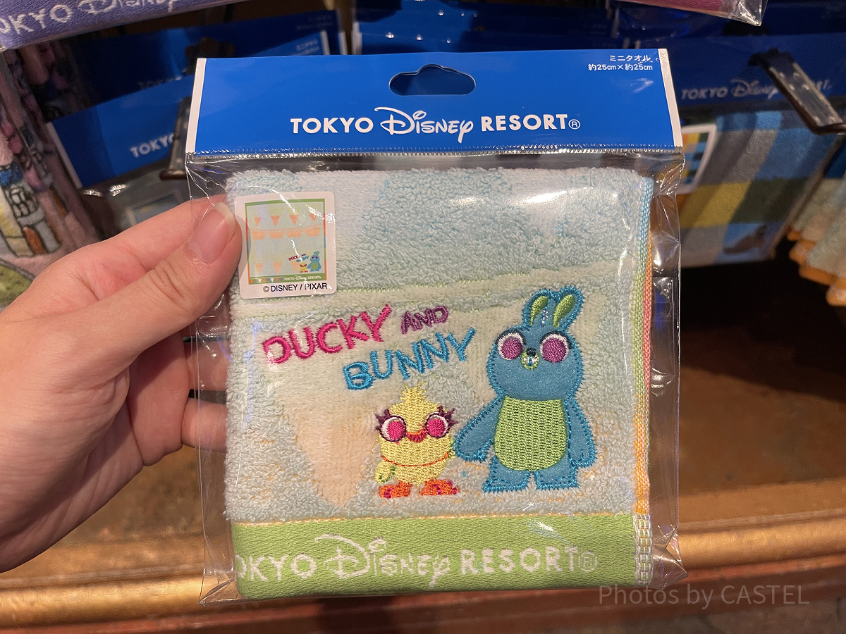 ミニタオル（ダッキー&バニー）| キャステル | CASTEL ディズニー情報