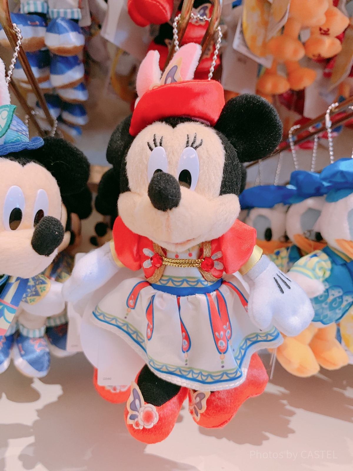 ミニーぬいぐるみバッジ| キャステル | CASTEL ディズニー情報