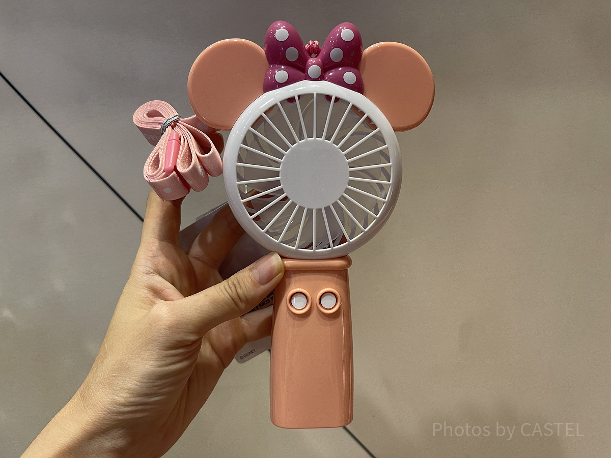ミニーのポータブルファン| キャステル | CASTEL ディズニー情報