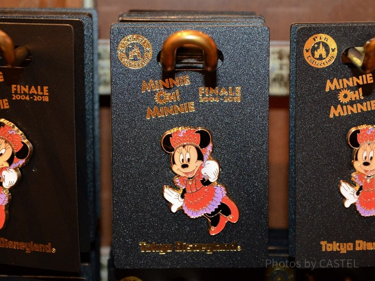 ミニー（赤）ピンバッジ| キャステル | CASTEL ディズニー情報