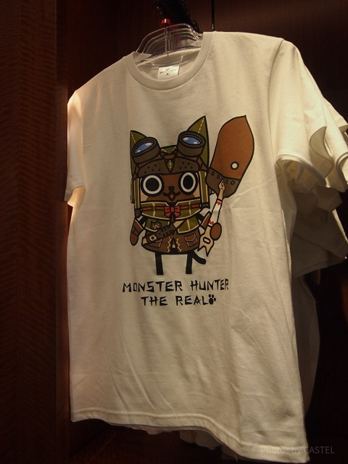 モンハンTシャツ白