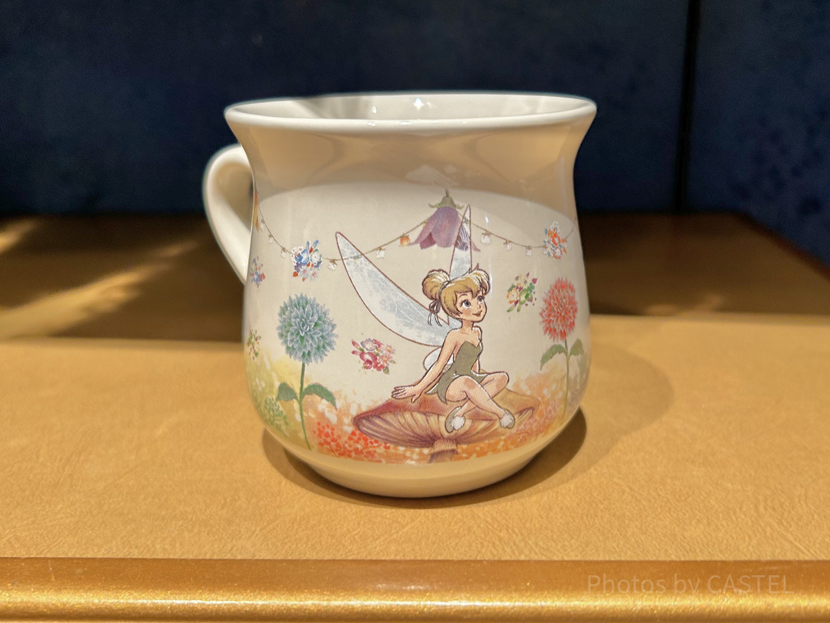 Disney ティンカーベル マグカップ Disney ガラスマグ 耐熱 アリエル ラプンツェル エルサ