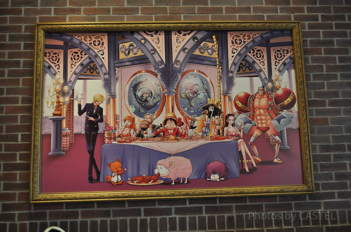 サンジの海賊レストラン店内にある絵| キャステル | CASTEL ディズニー情報