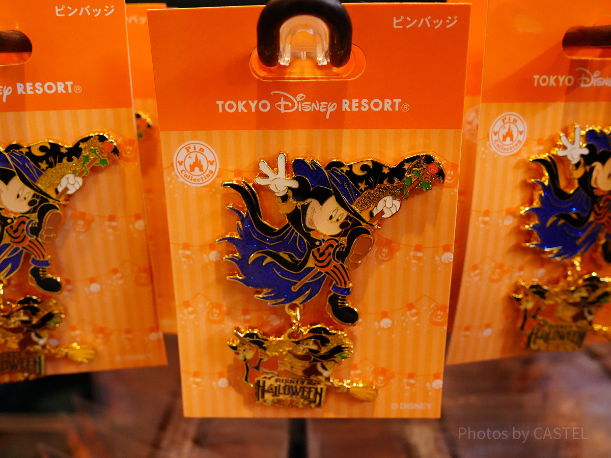 ピンバッジ（2022年ディズニーハロウィングッズ）| キャステル