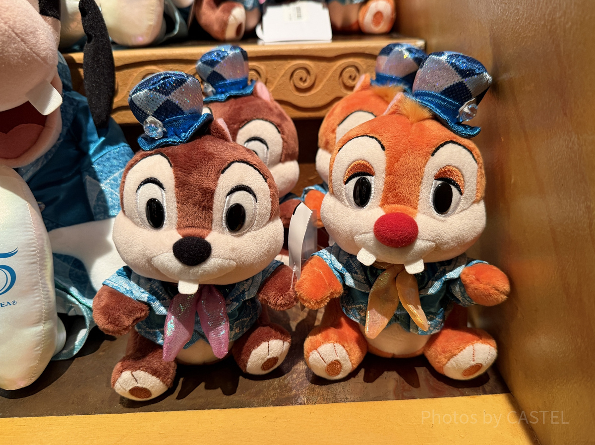 チップとデールぬいぐるみセット(ディズニーシー25周年グッズ