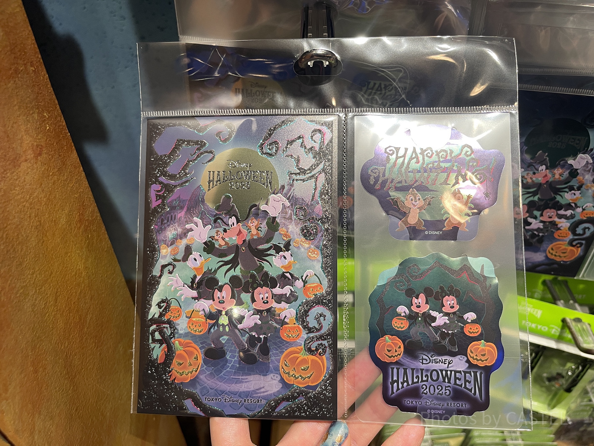 【取り置き中】Disney ハロウィン 2025 ミッキー シール ディズニー ハロウィン 2025 ビッグ ステッカー シール おばけ