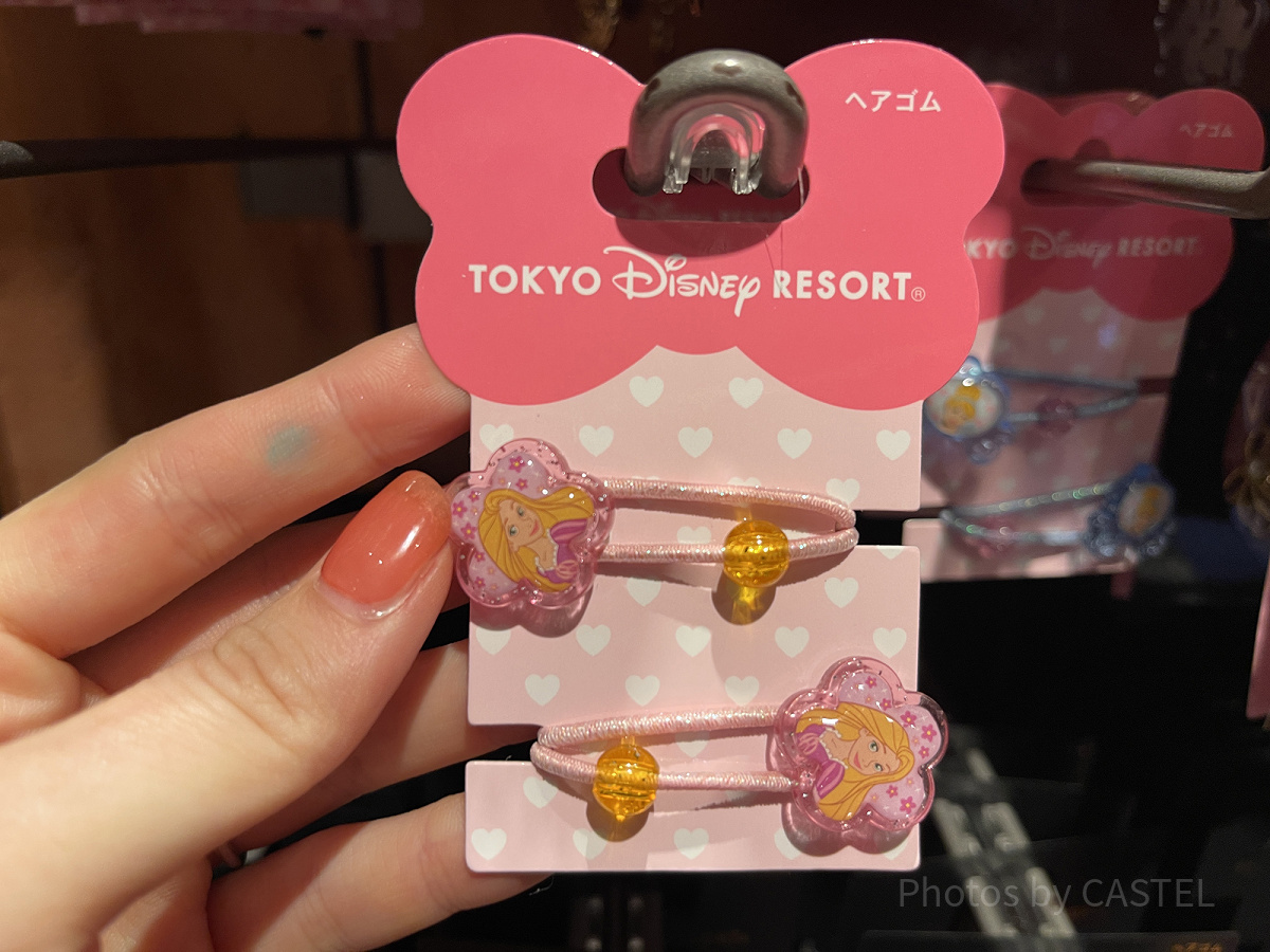 kidsヘアゴム ラプンツェル6 ￥400 ラプンツェルのヘアゴム（キッズ）| キャステル | CASTEL ディズニー情報