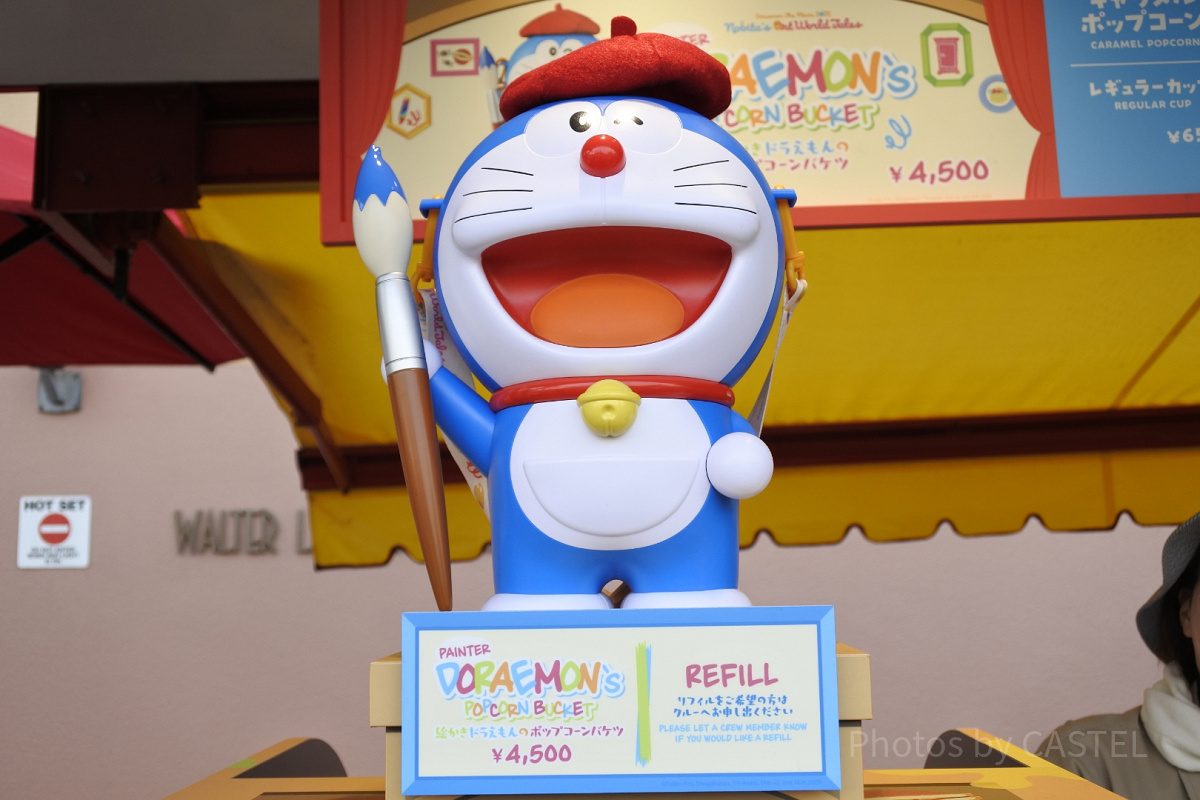 絵かきドラえもんのポップコーンバケツ（USJ×ドラえもんグッズ2025）