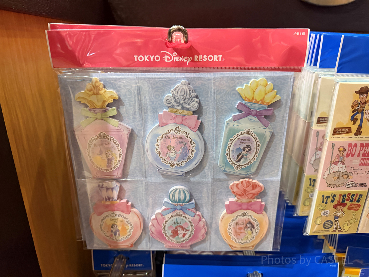 メモ6個セット（ディズニープリンセス）