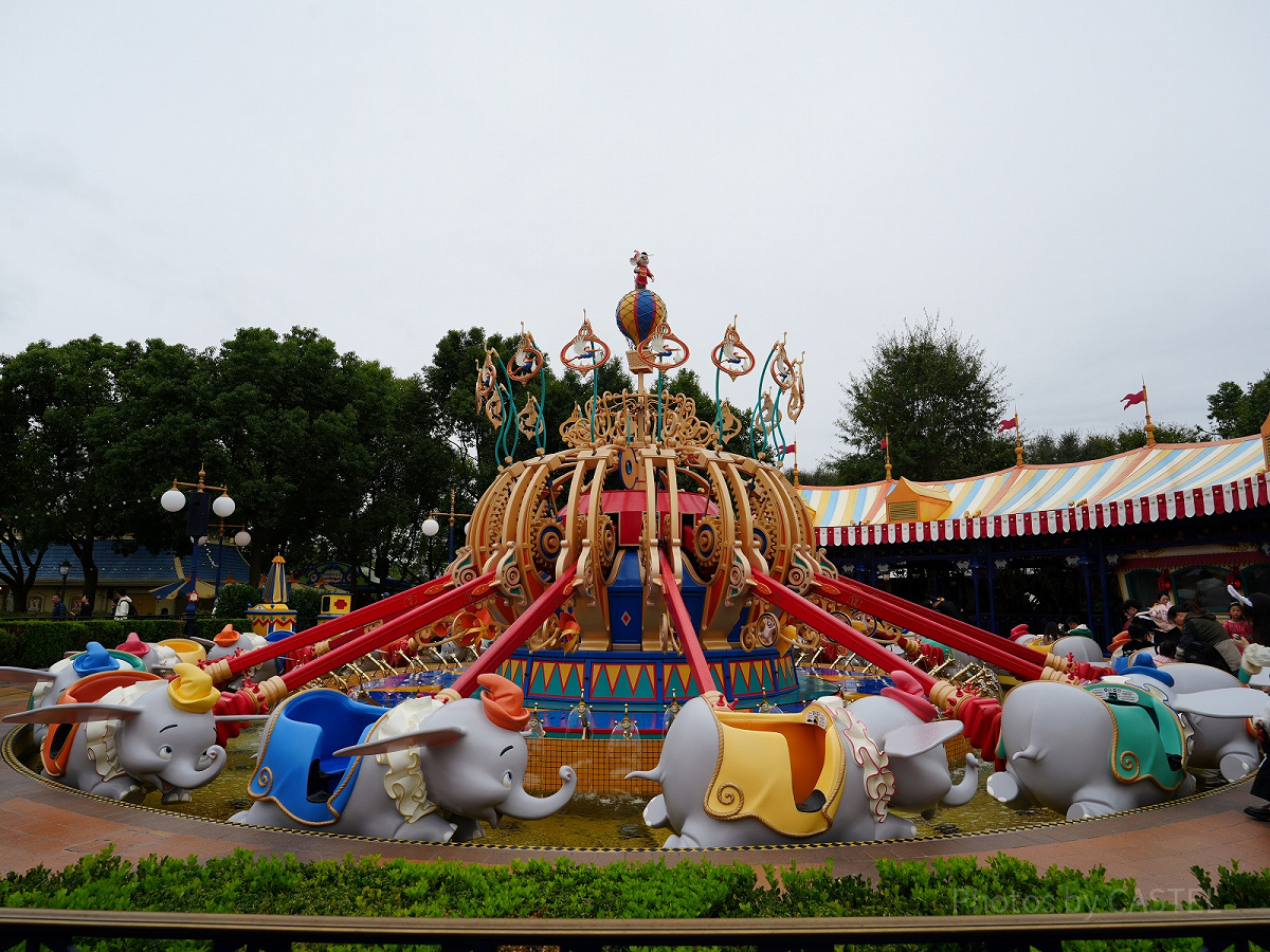 上海ディズニー：空飛ぶダンボ