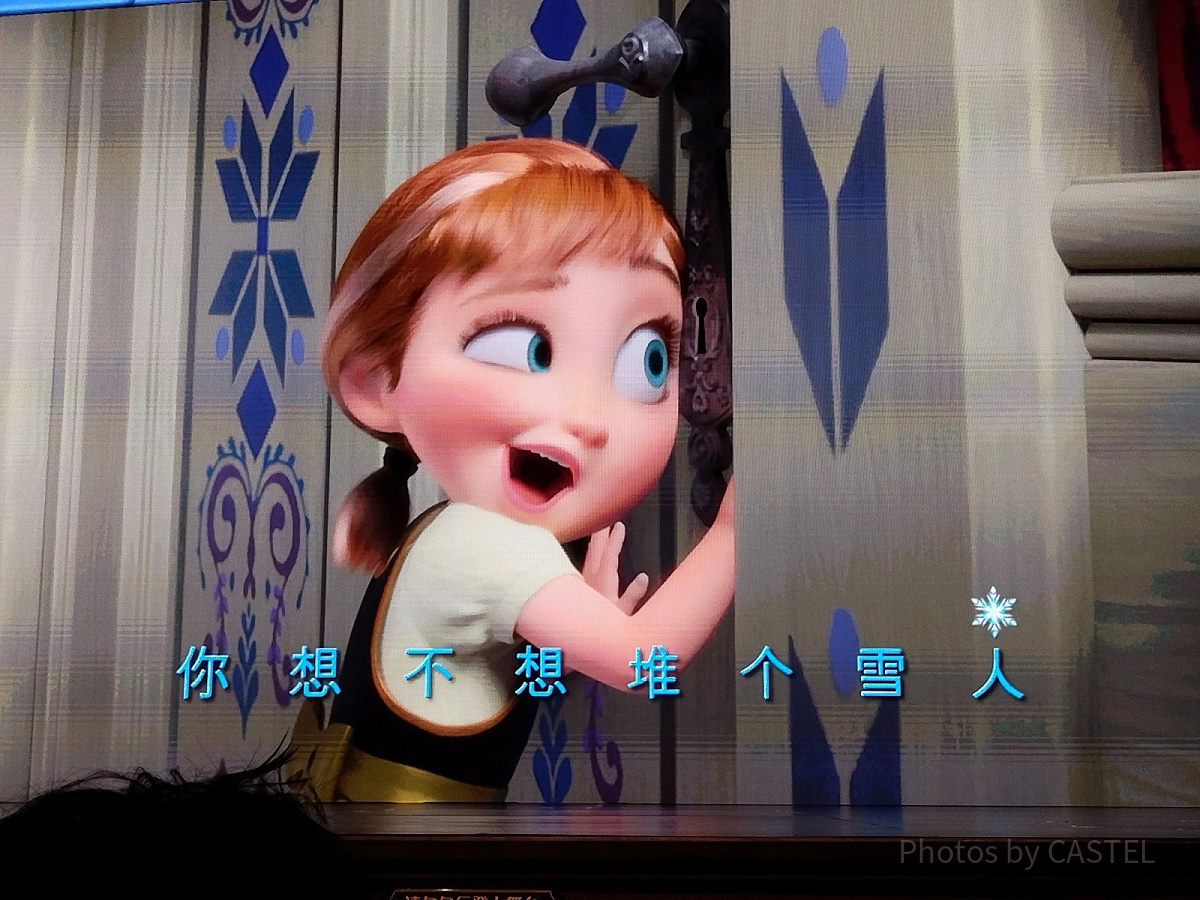 上海ディズニー：アナと雪の女王：ア・シング・アロング・セレブ