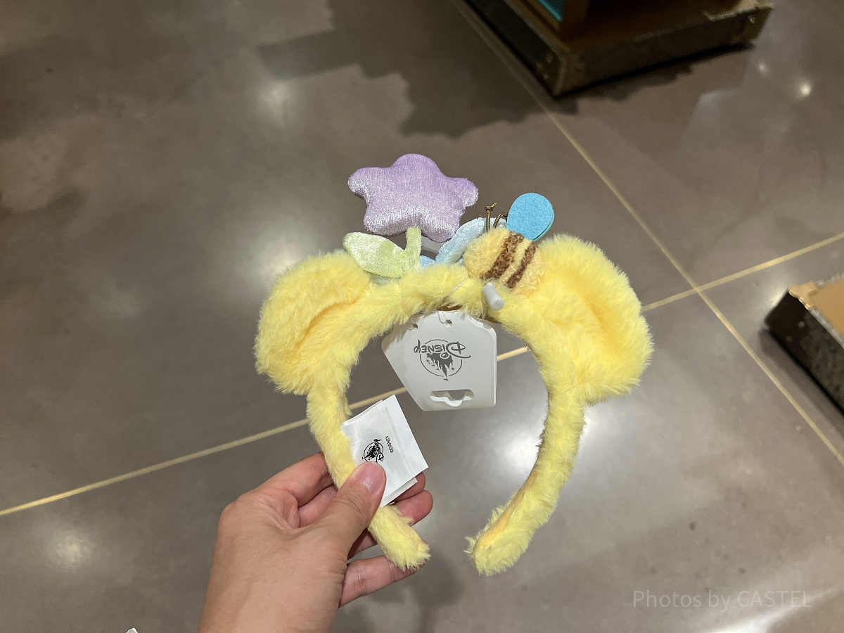 上海ディズニーカチューシャ：みつばちカチューシャ（フラワーデザイン