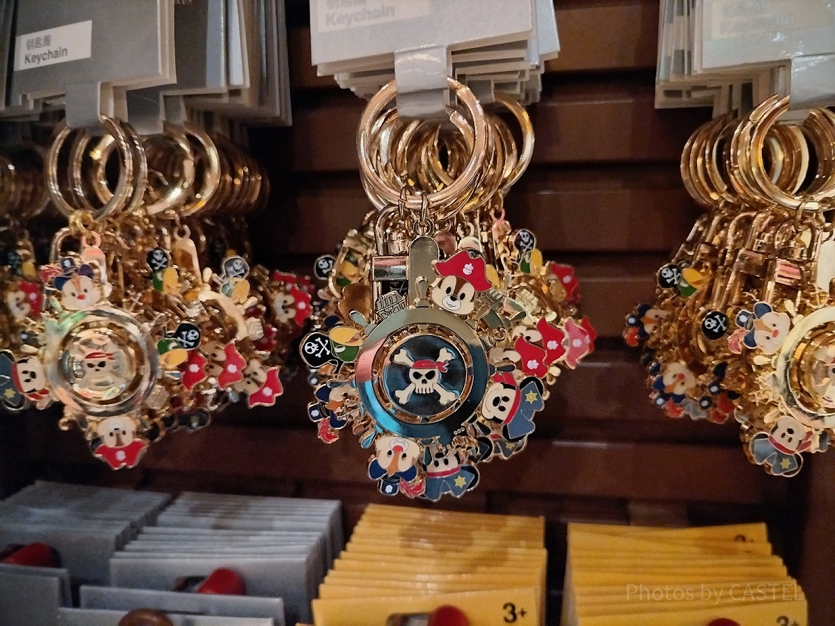 上海ディズニーカリブの海賊グッズ：トレジャーコーブのリング付
