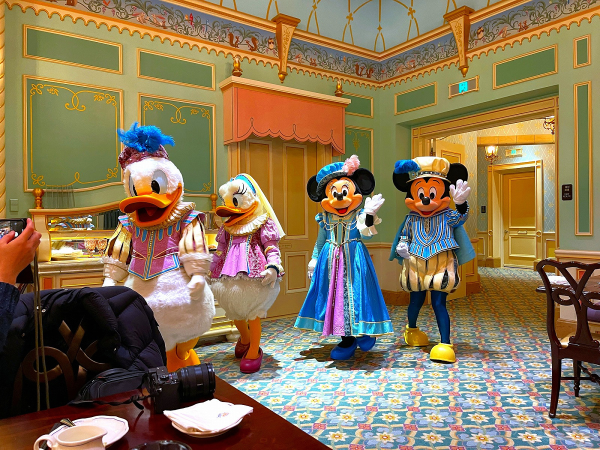 上海ディズニーランドのグリーティング：ロイヤルバンケットホールの
