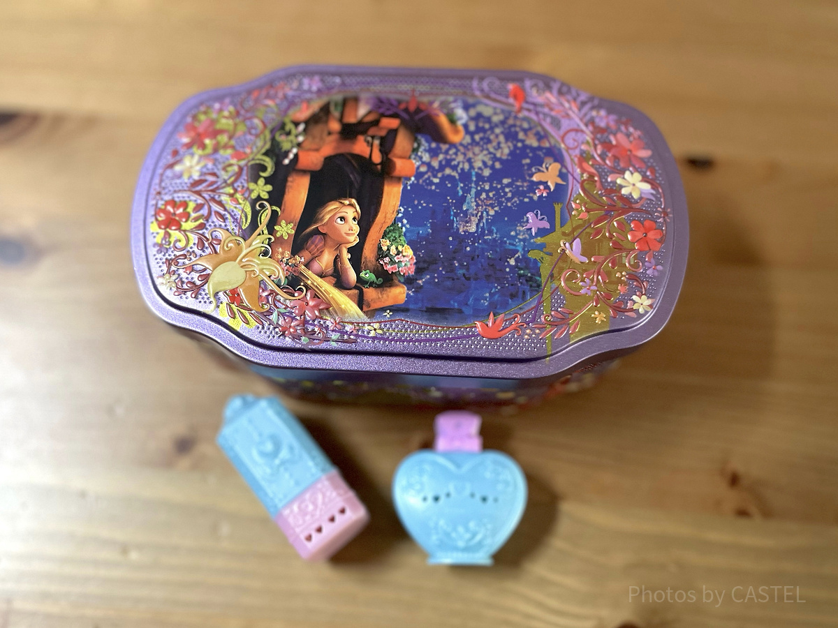 ディズニーお菓子缶活用法⑦：小さなおもちゃ入れ