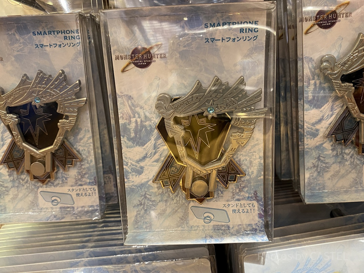 モンハン　15周年記念　アイルー　メラルー　スマホリング　新品未開封 スマートフォンリング／USJモンハングッズ2023| キャステル | CASTEL