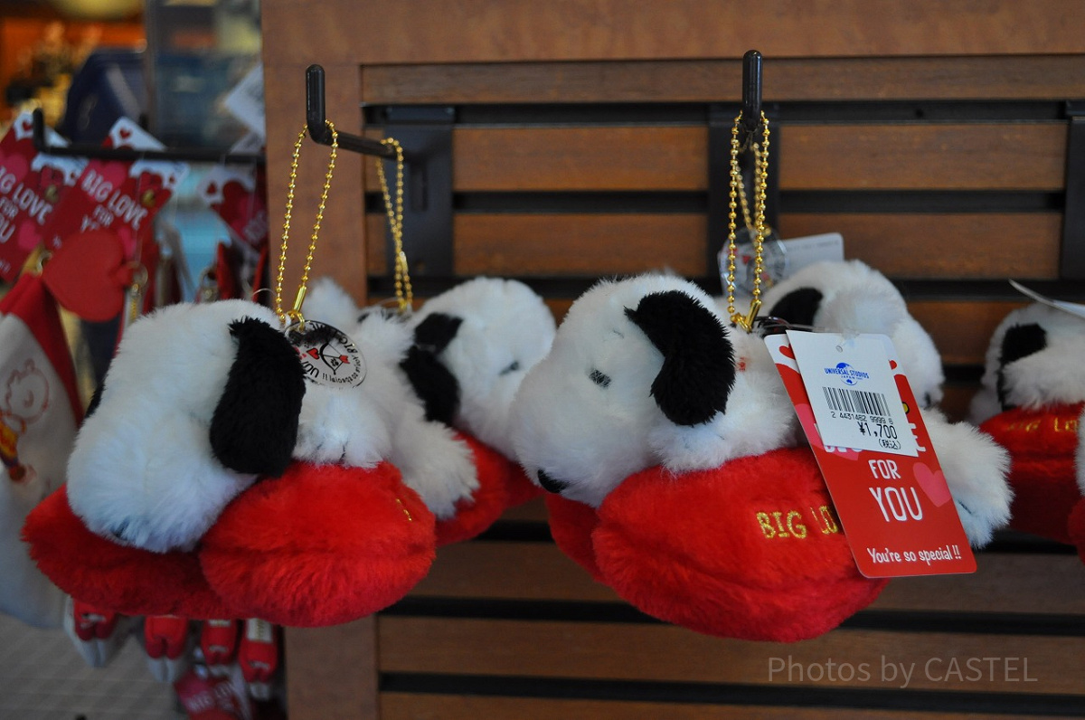 2014 USJ スヌーピー オラフ ぬいぐるみキーホルダー 2015 スヌーピー