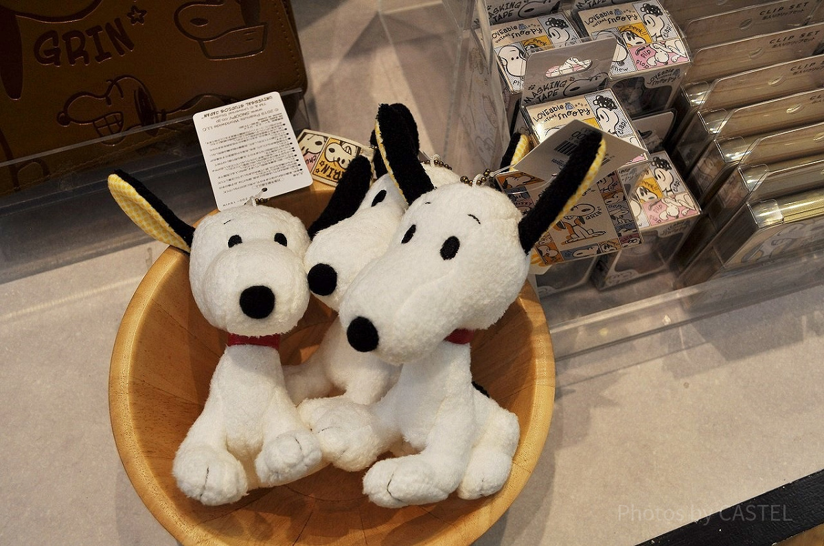 スヌーピーグッズ「LOVEable VINTAGE snoopy」のキーチェーン