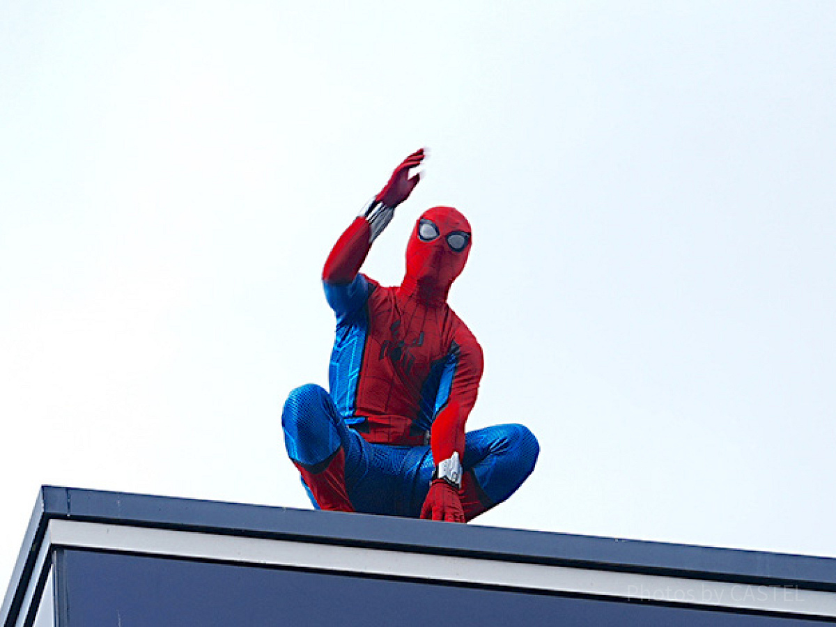 アベンジャーズ・キャンパス内で会えるスパイダーマン(パリディズニー