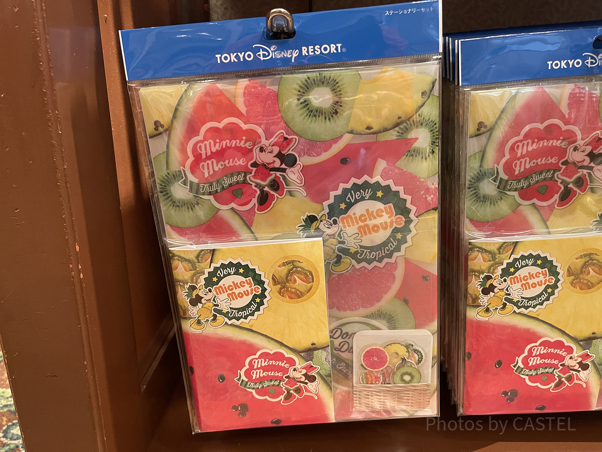 ステーショナリーセット（ディズニー夏のフルーツグッズ）| キャステル