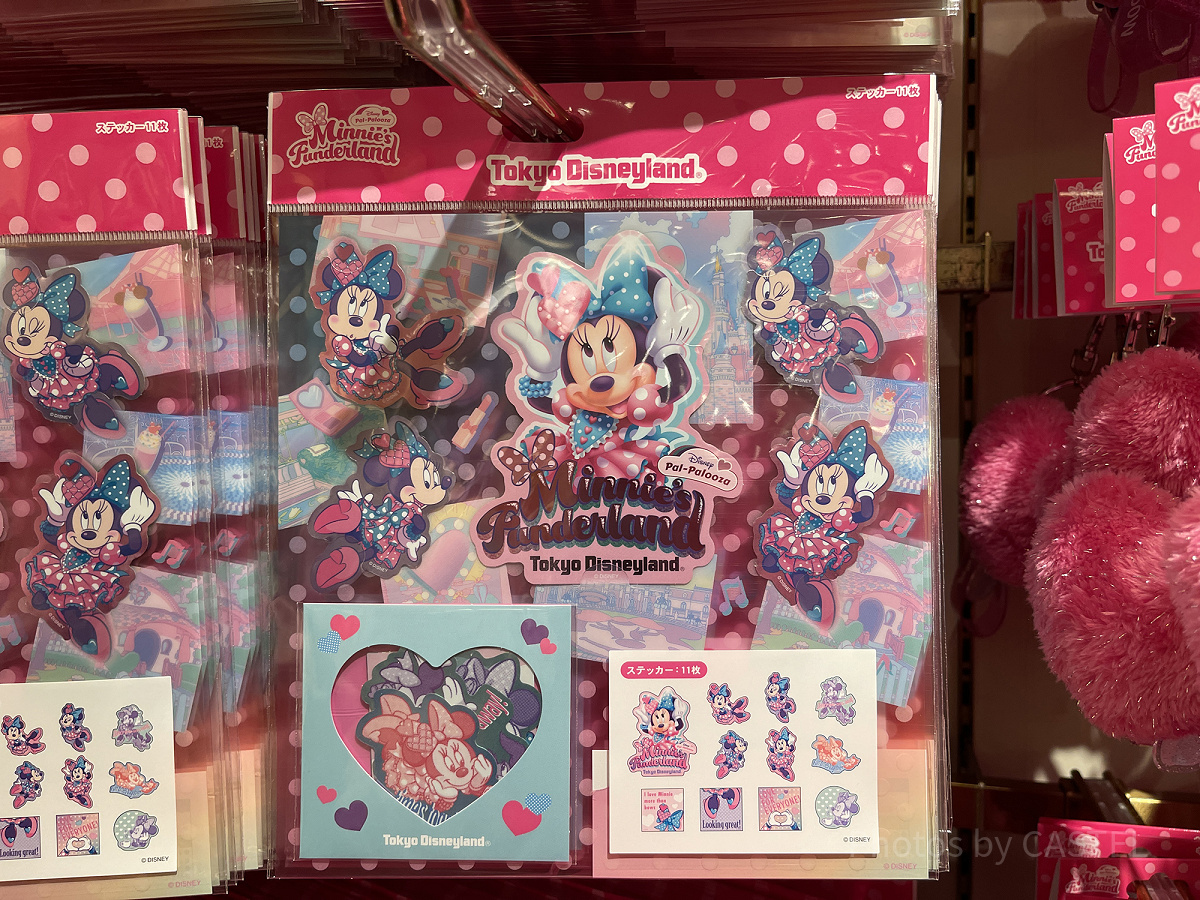 ステッカーセット（ミニーのファンダーランドグッズ）| キャステル