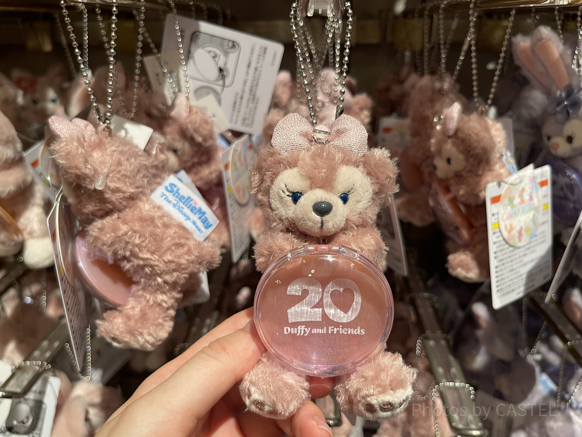 ぬいぐるみチャーム(ダッフィー20周年カラフルハピネスグッズ)