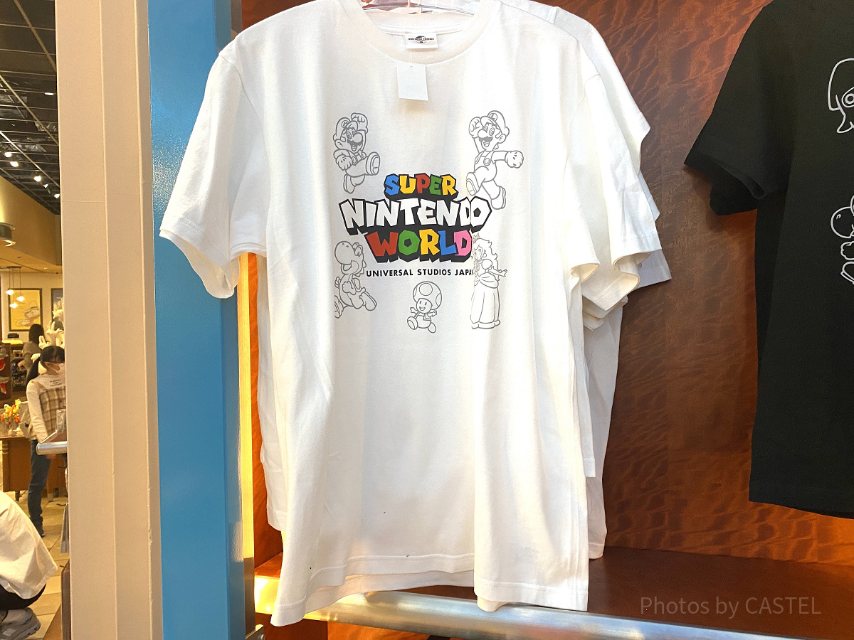 スーパーニンテンドーワールドロゴTシャツ