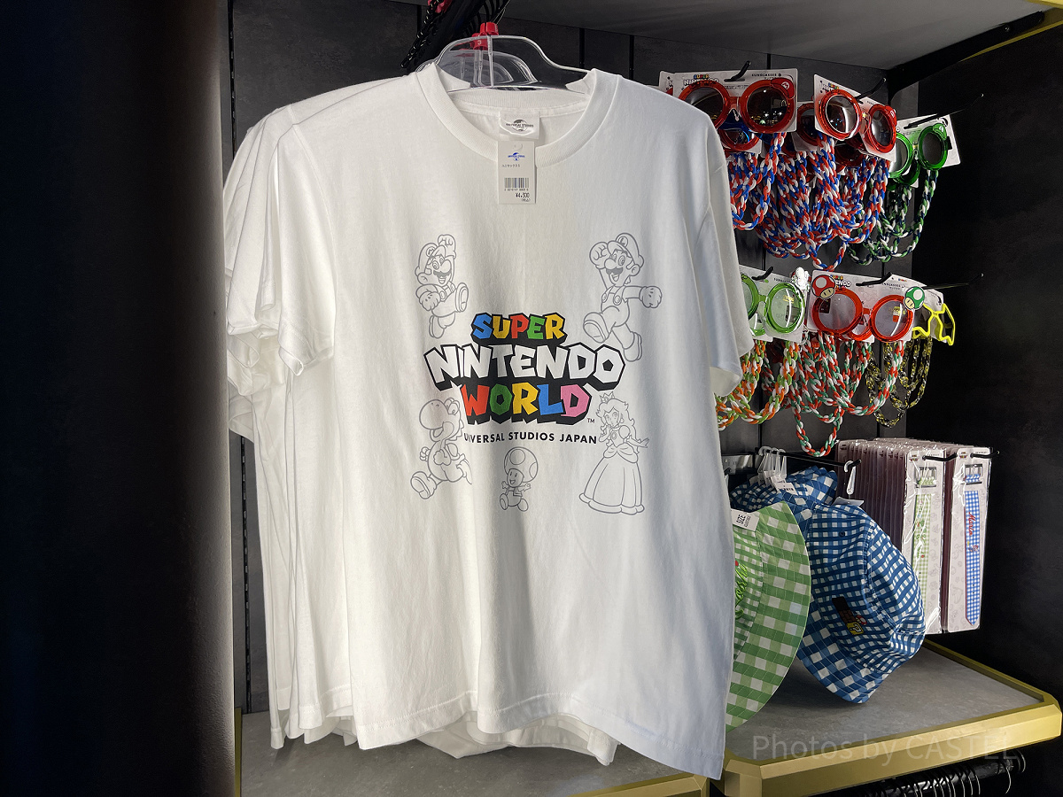 USJ 限定　Tシャツ　Sサイズ　２枚　白　スーパーニンテンドーワールド　マリオ USJ - スーパーマリオ USJ Tシャツ L つながる スーパー