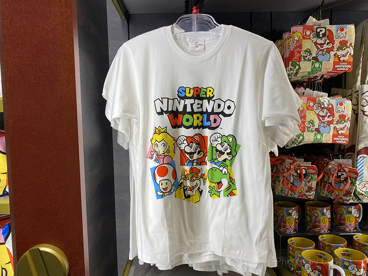 Tシャツ（マリオ全員集合）| キャステル | CASTEL ディズニー情報