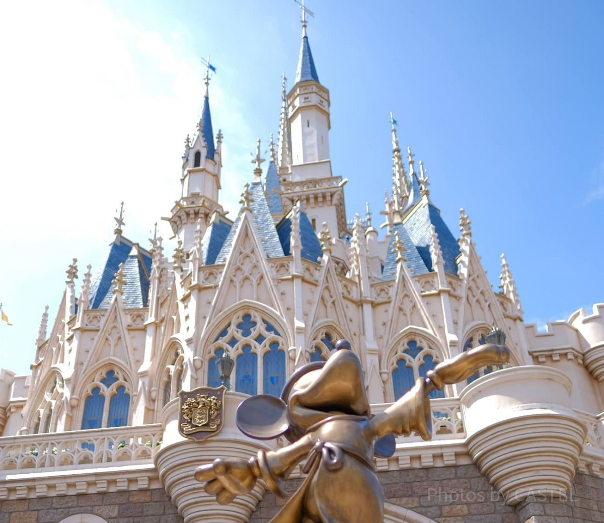 振袖姿で記念写真を撮る