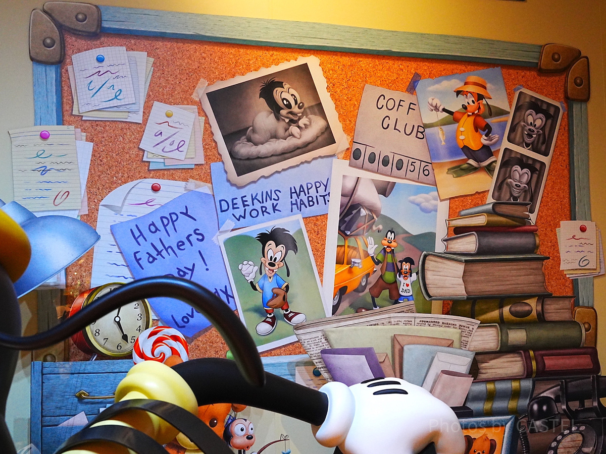 グーフィーの後ろ側にも見どころがたくさん！