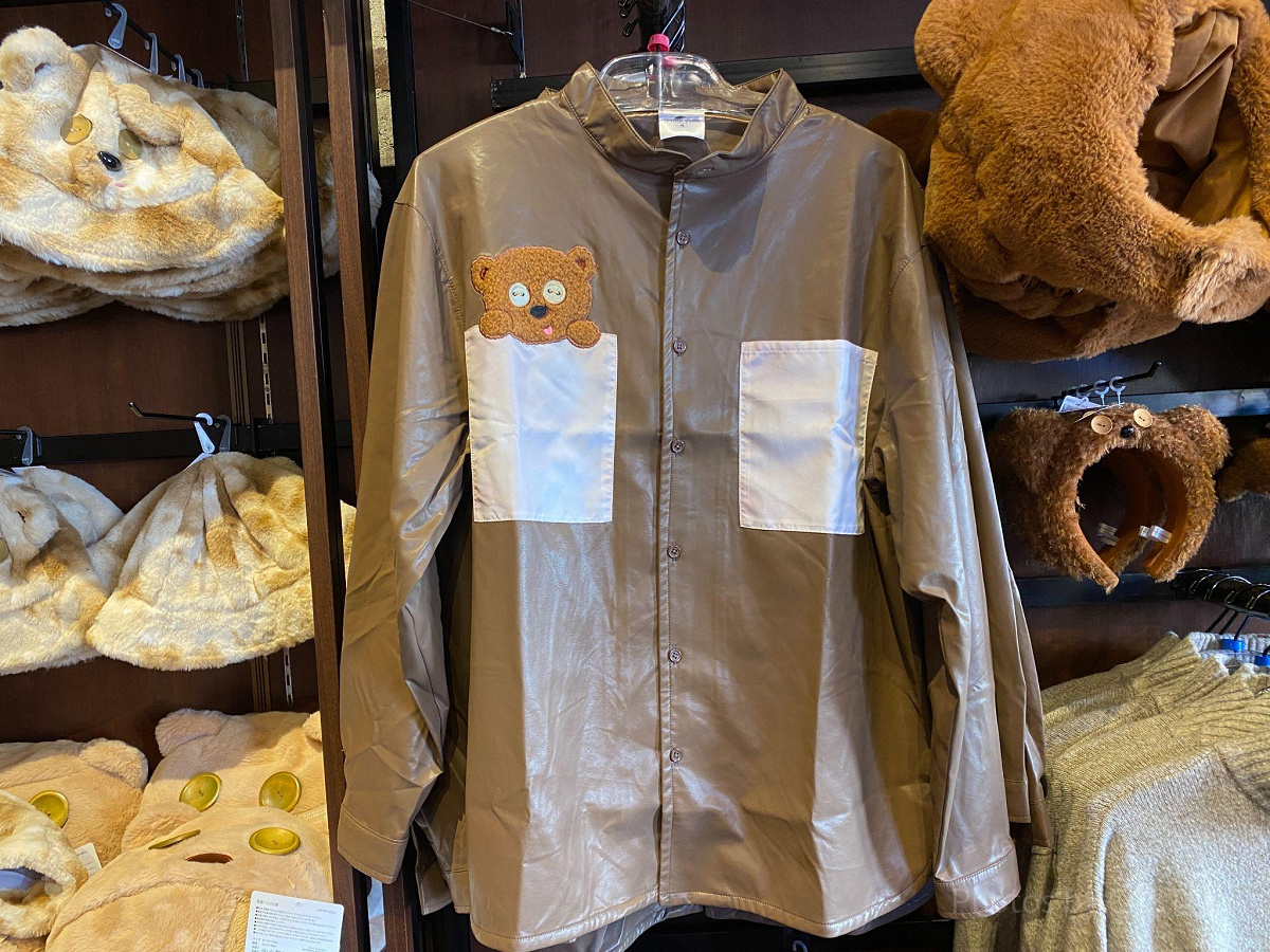 ティムのフェイクレザーシャツジャケット（BOB’s FAVORITE BEAR）／USJティムグッズ