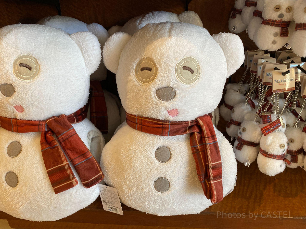 ティムの雪だるまクッション／USJクリスマスグッズ2022| キャステル