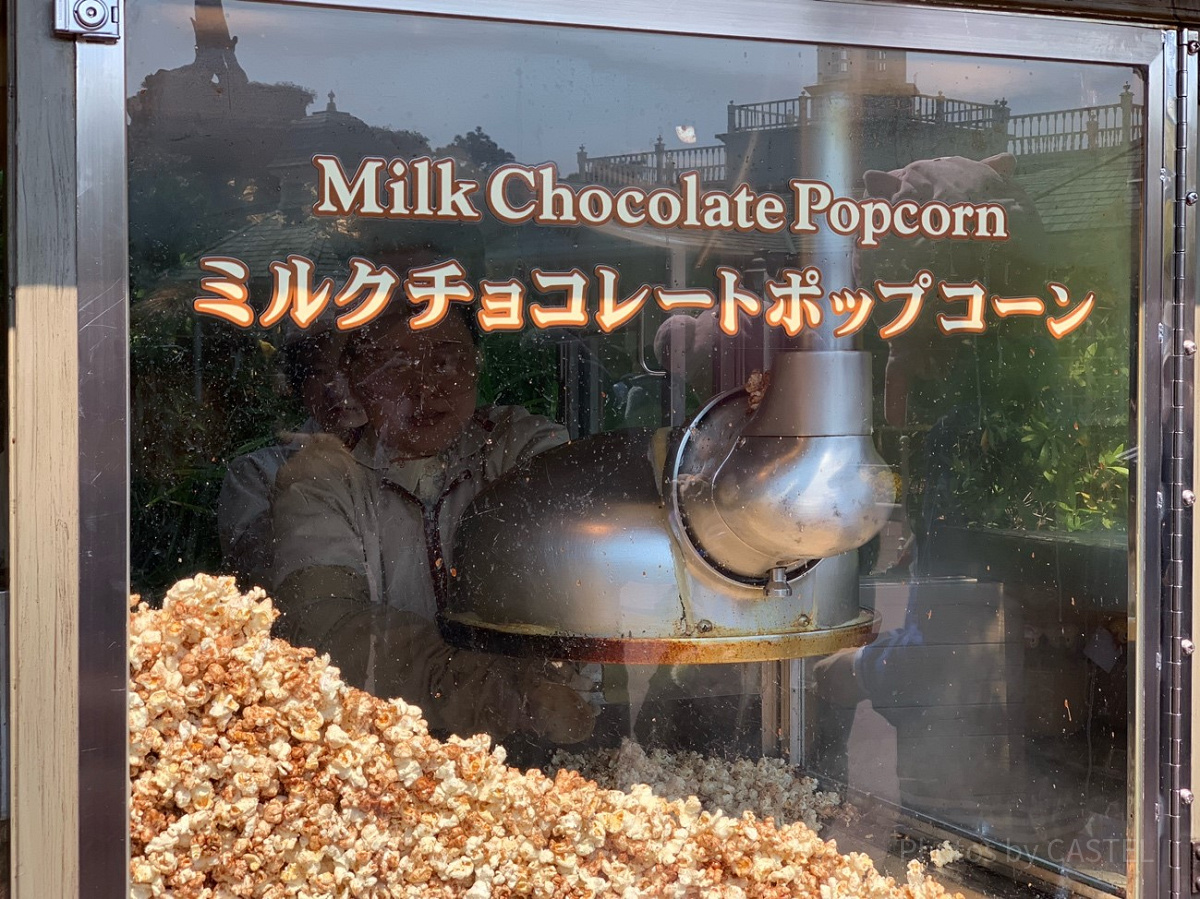 東京ディズニーランド「ミルクチョコレート」味ポップコーンワゴン