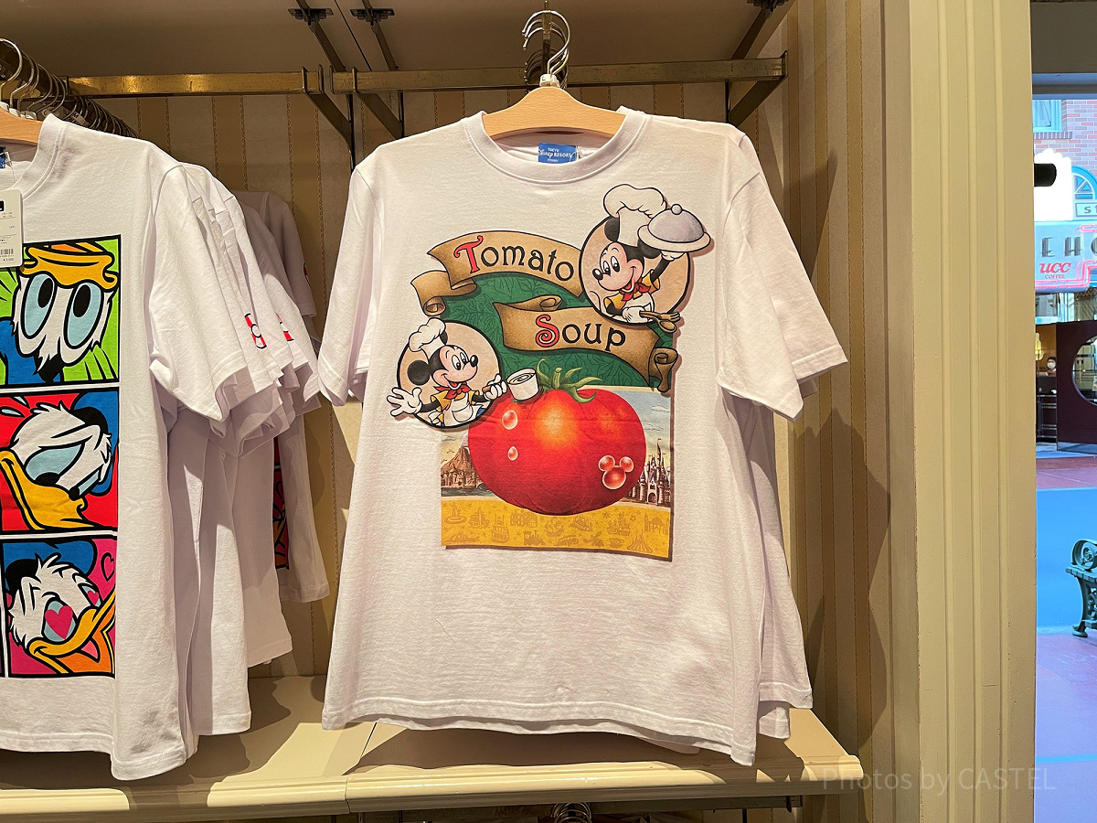トマトスナック缶Tシャツ| キャステル | CASTEL ディズニー情報
