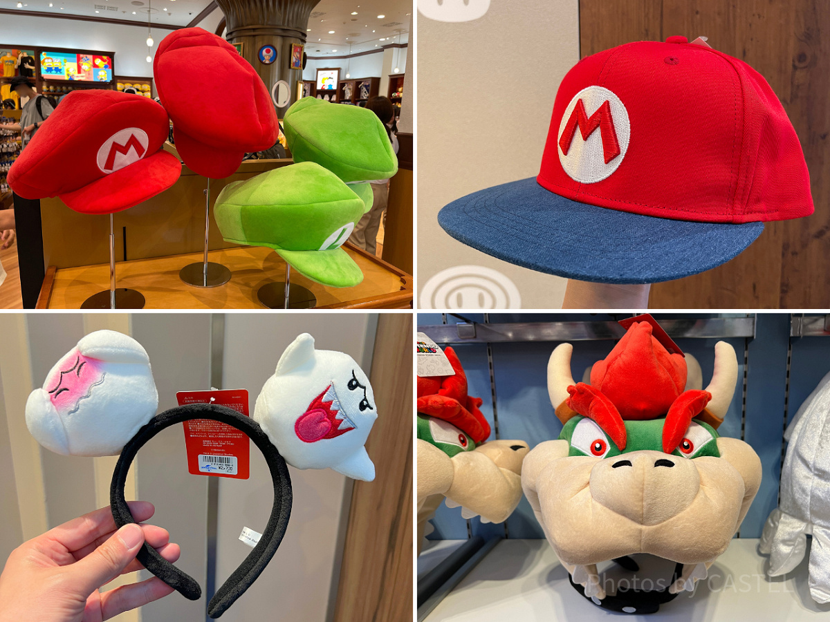 ユニバ　マリオ　帽子 マリオ 帽子 4点セット usj